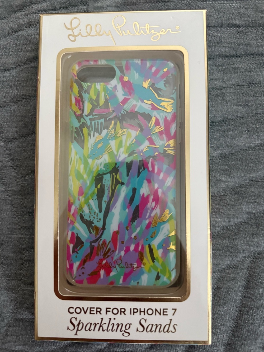 Lilly Pulitzer Sparkling Sands iPhone 7 Case — Turquoise, Pink & Yellow